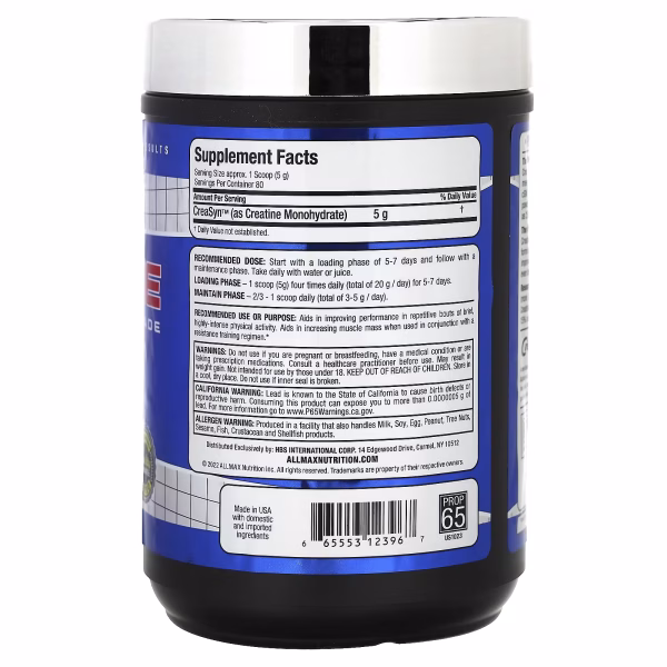 ALLMAX, Creatine, Pharmaceutical Grade, 14.11 oz (400 g) - Image 2