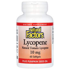 Natural Factors, Lycopene, 10 mg, 60 Softgels - Image 3
