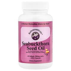 Balanceuticals, Seabuckthorn Seed Oil, 500 mg, 60 Softgels