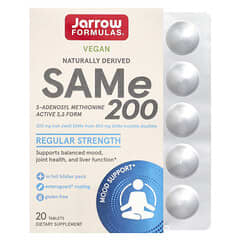 Jarrow Formulas, SAMe 200, 200 mg, 20 Tablets - Image 3