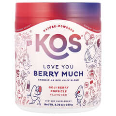KOS, Love You Berry Much, Energizing Red Juice Blend, Goji Berry Popsicle, 8.78 oz (249 g) - Image 3