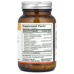 Flora, Daily Maintenance Digestive Enzymes, 60 Vegetarian Capsules - Image 2