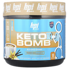 BPI Sports, Keto Bomb™, Keto Coffee Creamer, French Vanilla Latte, 1 lbs 0.5 oz (468 g) - Image 3