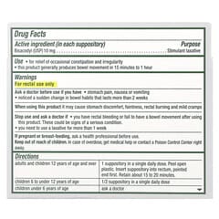 Dulcolax, Medicated Laxative Suppository, 28 Comfort Shaped Suppositories - Image 2
