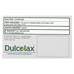 Dulcolax, Medicated Laxative Suppository, 28 Comfort Shaped Suppositories - Image 3