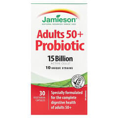 Jamieson Vitamins, Adults 50+ Probiotic, 15 Billion, 30 Vegetarian Capsules - Image 4