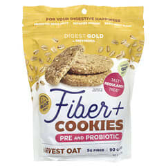 Enzymedica, Fiber + Cookies, Pre and Probiotic, Harvest Oat, 6.21 oz (176 g) - Image 3