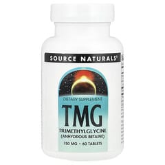 Source Naturals, TMG, 750 mg, 60 Tablets
