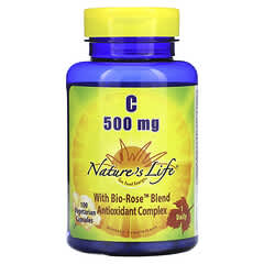 Nature's Life, Vitamin C, 500 mg, 100 Vegetarian Capsules - Image 3