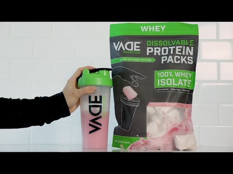 Vade Nutrition, Dissolvable Protein Packs, 100% Whey Isolate, Vanilla Milkshake, 1.6 lb (720 g) - Image 6