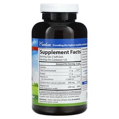 Carlson, Calcium & Magnesium Gels with Vitamin D3, 250 Soft Gels - Image 2