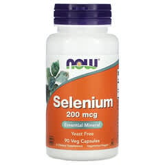 NOW Foods, Selenium, 200 mcg, 90 Veg Capsules - Image 8