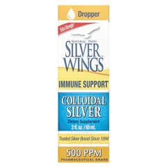Natural Path Silver Wings, Colloidal Silver, Extra Strength, 500 PPM, 2 fl oz (60 ml) - Image 4