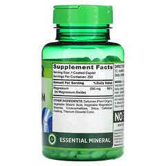 Nature's Truth, Magnesium, Extra Strength, 250 mg, 250 Coated Caplets - Image 2