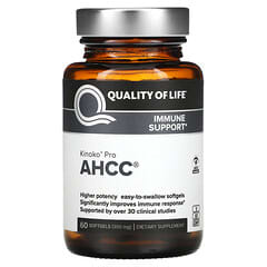 Quality of Life, Kinoko Pro AHCC, 300 mg, 60 Softgels