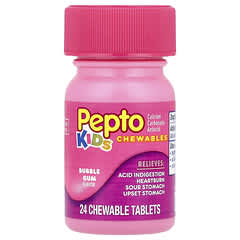Pepto Bismol, Kids, Pepto Chewables, Bubble Gum, 24 Chewable Tablets - Image 4