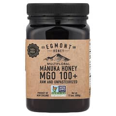 Egmont Honey, Multifloral Manuka Honey, Raw And Unpasteurized, MGO 100+, 17.6 oz (500 g) - Image 3