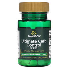 Swanson, Ultimate Carb Control C-120X, 2 mg, 90 Tablets - Image 3