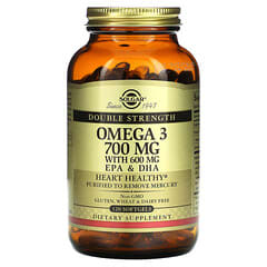 Solgar, Omega-3, EPA & DHA, Double Strength, 700 mg, 120 Softgels - Image 3