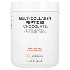Codeage, Multi Collagen Peptides Powder, Chocolate, 18.17 oz (515 g)