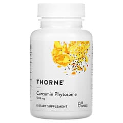 Thorne, Curcumin Phytosome, 1000 mg, 60 Capsules - Image 3
