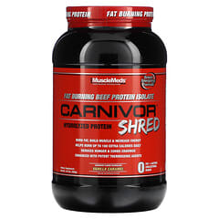 MuscleMeds, Carnivor Shred, Hydrolyzed Protein, Vanilla Caramel, 1.91 lbs (868 g) - Image 3