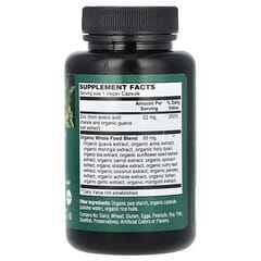 PlantFusion, Vegan Wholefood, Zinc, 22 mg, 60 Organic Vegcaps - Image 2